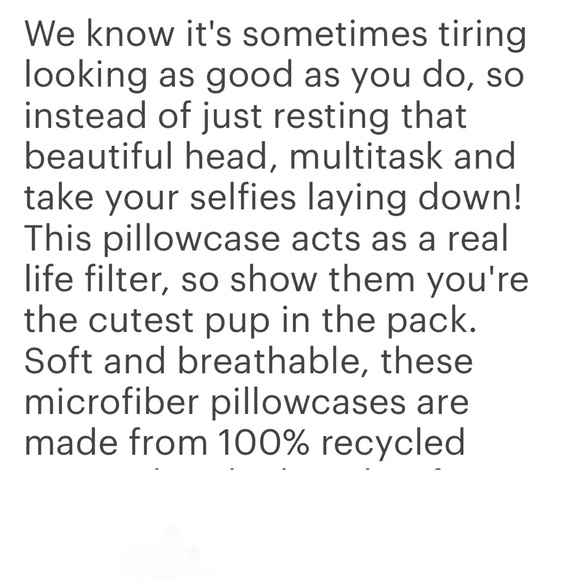 Do-It-YourSELFIE Puppy Ears Pillow Case - Picture 3 of 6